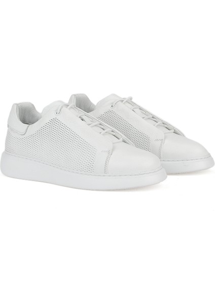 , Erkek Hakiki Deri Sneaker 1531026Z8552 Beyaz fiyatları