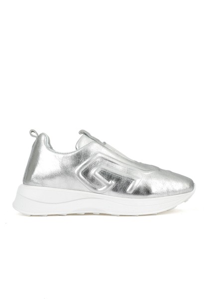 , Kadın Hakiki Deri Sneaker 1531050Z26802480PK Gümüş