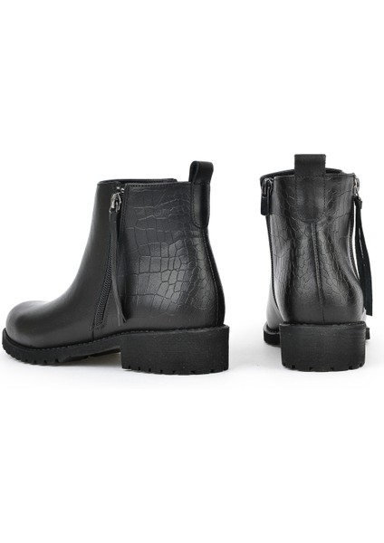 , Kadın Hakiki Deri Bot 15319Z6103 Siyah modelleri