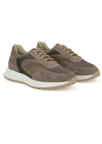 , Erkek Hakiki Deri Sneaker 1531026Z313 Taupe fiyatları