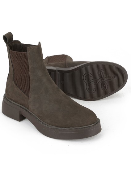 , Kadın Hakiki Deri Bot 153359Z3532 Kahve fırsatları