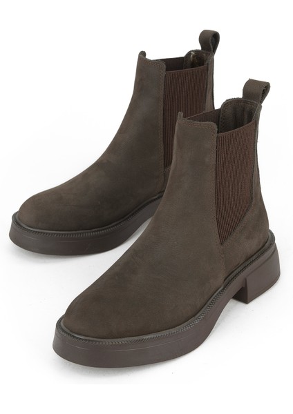 , Kadın Hakiki Deri Bot 153359Z3532 Kahve indirimleri