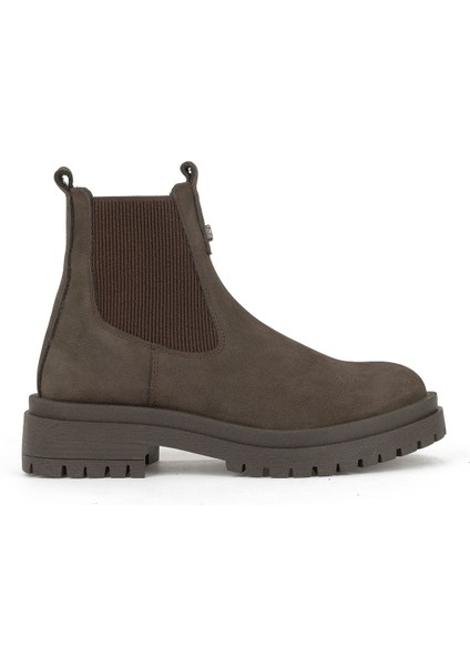 , Kadın Hakiki Deri Bot 153359Z3102 Kahve fırsatları