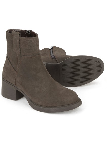 , Kadın Hakiki Deri Bot 153359Z623 Kahve fırsatları