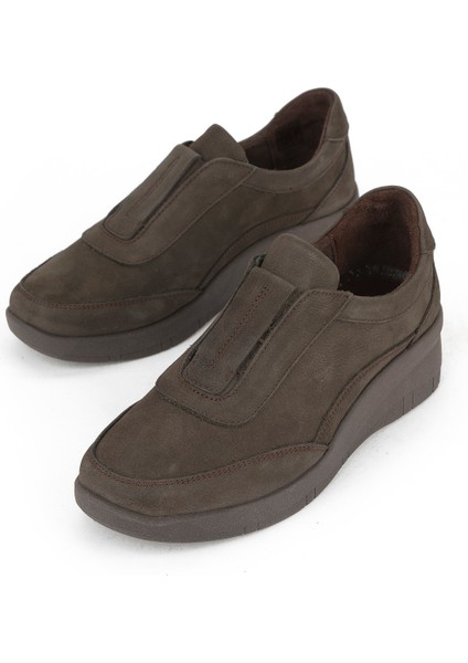 , Kadın Hakiki Deri Konfor Ayakkabı 153359Z2202 Kahve indirimleri