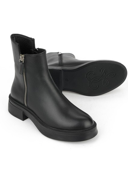 , Kadın Hakiki Deri Bot 153359Z343 Siyah fırsatları