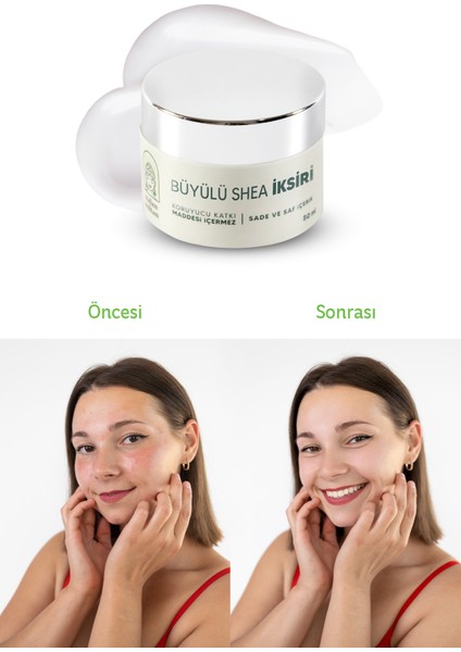 | Büyülü Shea Kremi, El Yüz Vücut Bakım Kremi, Orijinal Shea, El Yüz Vücut Bakım Kremi, Original Shea Butter, Yüksek Onarıcı Krem (30 ml)