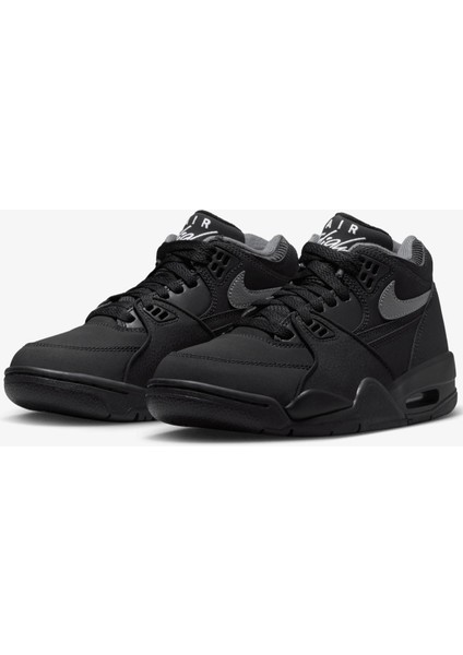 Air Flight 89 Unisex Leather Sneaker Hakiki Deri Günlük Spor Ayakkabı Siyah modelleri