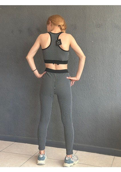 Spor Çizgili Büstiyer Tayt Takım fiyatları