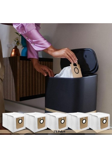 Philips Homerun 7000 Serisi Aqua XU7100 / XV1472/00 Robot Süpürge Toz Torbası - 5 Adet fiyatları