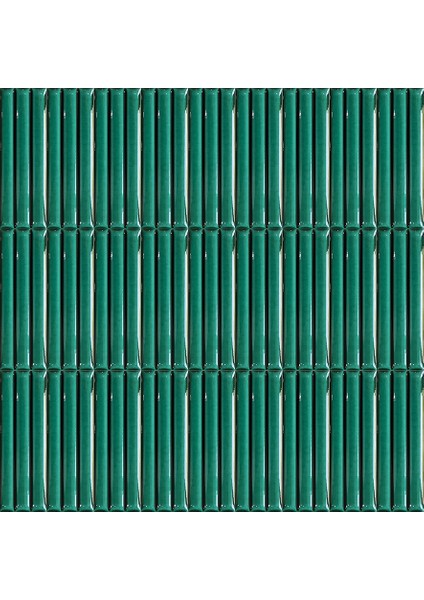 7x21 Cm Bambu Yeşil Çini Seramik