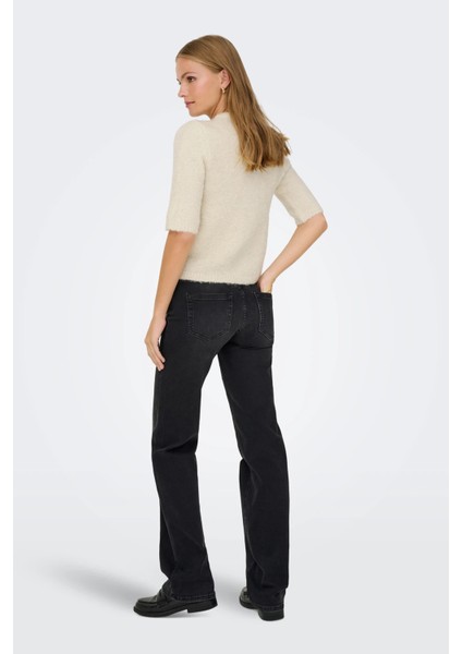 Kadın Onlcılle Kısa Kollu Yünlü Örme Hırka 15350782 Krem indirimleri