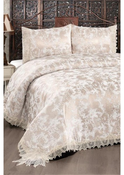 Albina Çift Kişilik Yatak Örtüsü Cappucino indirimleri