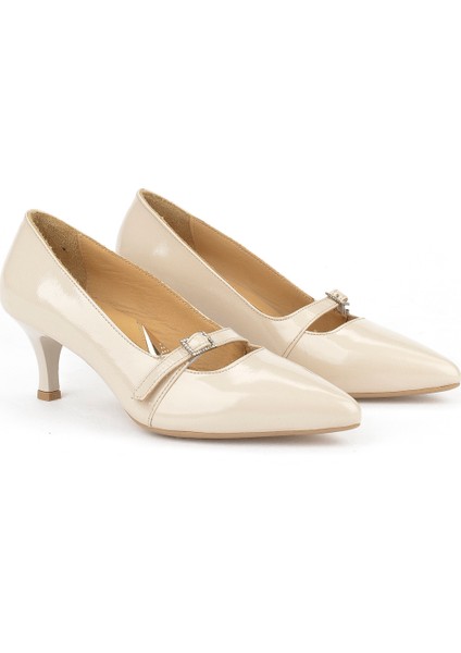 , Kadın Hakiki Deri Ayakkabı 1531050Z26105007K Bej fiyatları