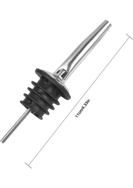 4 Adet Çelik Şişe Ucu Servis Aparatı, Yağdanlık Tapa, Otel ve Restoran Için