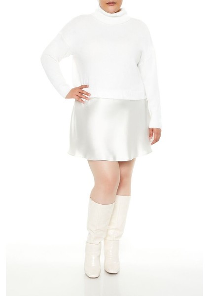 Plus Size Boğazlı Kazak fiyatları