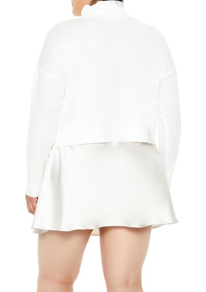 Plus Size Boğazlı Kazak indirimleri