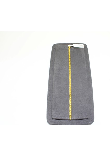 14 Ayar Altın Pullu Zincir Model Bileklik Künye modelleri