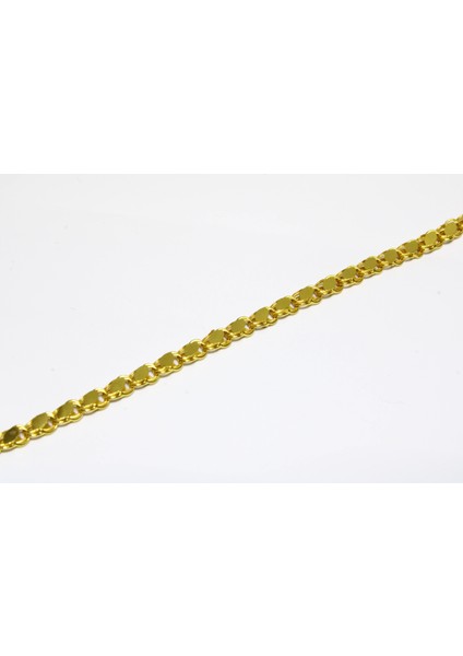 14 Ayar Altın Pullu Zincir Model Bileklik Künye fırsatları