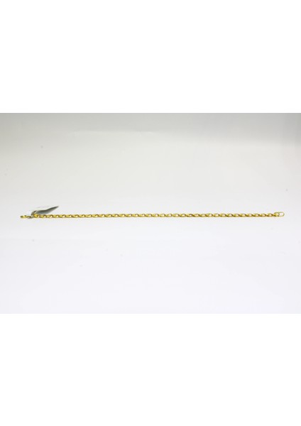 14 Ayar Altın Pullu Zincir Model Bileklik Künye