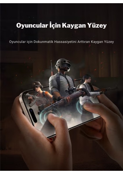 iPhone 17 Pro 9h+ Tam Kaplayan Toz Filtreli Parmak Izi Bırakmayan Safir Ekran Koruyucu Cam fırsatları