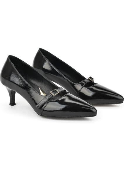 , Kadın Hakiki Deri Ayakkabı 1531050Z26105007K Siyah indirimleri