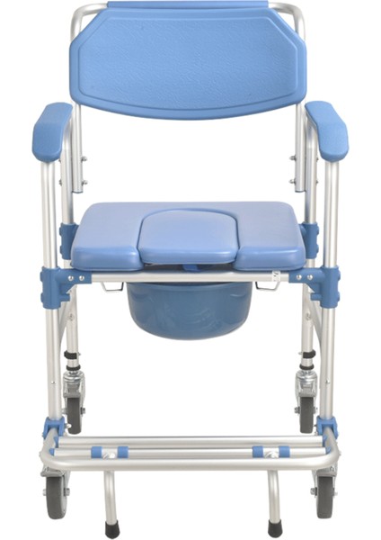 Respirox Banyo Özellikli Seyyar Sandalye | Katlanabilir, Hafif ve Dayanıklı Tasarım Rlts-01