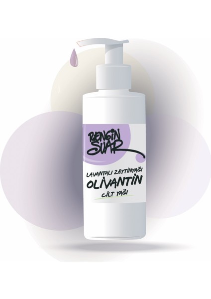 Tam Katkısız Lavantalı Cilt Zeytinyağı Olivantin 150 ml