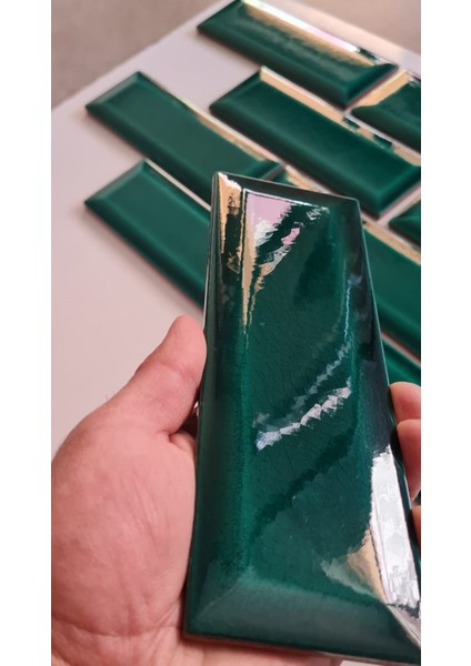 7x21 Cm Metro Yeşil Çini Seramik
