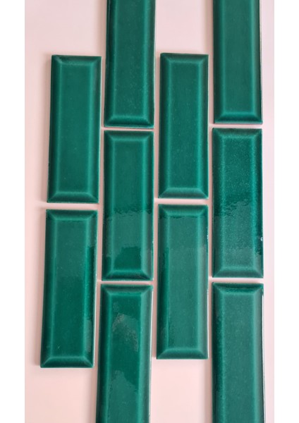7x21 Cm Metro Yeşil Çini Seramik fırsatları