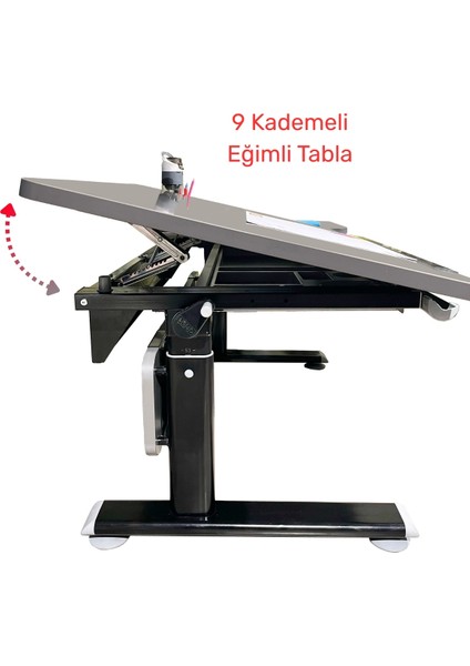 Mini Standart Çekmeceli Çalışma Masası, Yükseklik Ayarlı Çalışma Masası, Kız-Erkek Çocuk Ders Çalışma Masası fırsatları