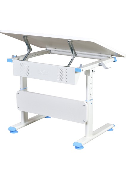 Mini Simple Çalışma Masası, Yükseklik Ayarlı Çalışma Masası, Kız-Erkek Çocuk Ekru Ders Çalışma Masası fiyatları
