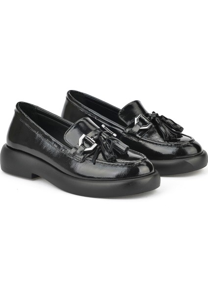 , Kadın Hakiki Deri Ayakkabı 1531050Z26102309K2 Siyah indirimleri