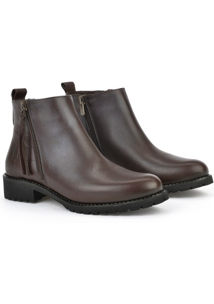 , Kadın Hakiki Deri Bot 15319Z6103 Kahve fiyatları