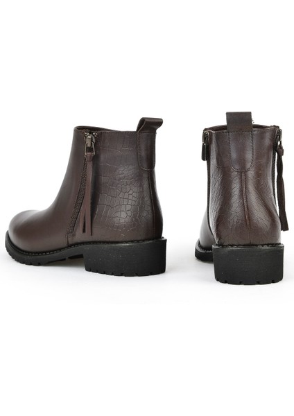 , Kadın Hakiki Deri Bot 15319Z6103 Kahve modelleri