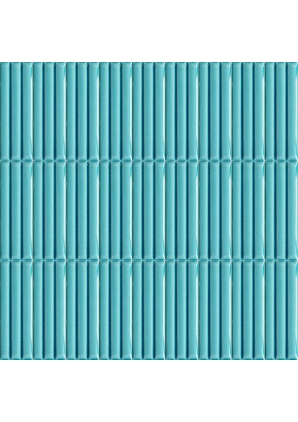 7x21 Cm Bambu Turkuaz Çini Seramik