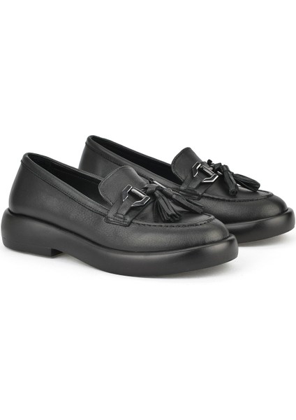 , Kadın Hakiki Deri Ayakkabı 1531050Z26102309K Siyah fiyatları