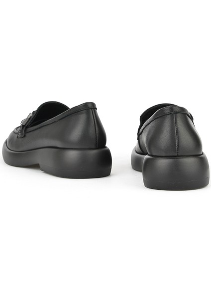 , Kadın Hakiki Deri Ayakkabı 1531050Z26102309K Siyah modelleri