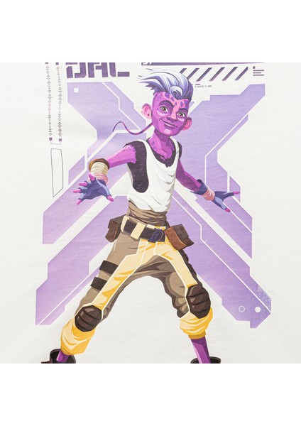 Star Trek Dal R'el Baskılı Bisiklet Yaka Beyaz Erkek Çocuk Tişört modelleri