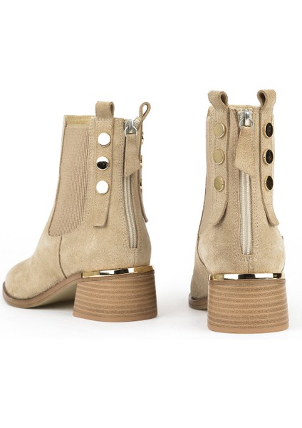 , Kadın Hakiki Deri Bot 1531050Z26103552K2 Bej modelleri