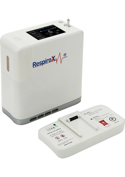 Respirox Taşınabilir Solunum Cihazı | Tetiklemeli Modlu,dokunmatik ve Çift Bataryalı JLO-190I
