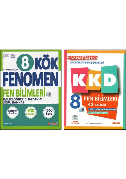 Fenomen 8. Sınıf Fen B. Kök+Kurmay Kkd (2 Kitap)