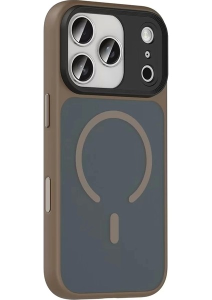 Apple Iphone 17 Pro Kılıf Mat Arka Yüzey Wireless Şarj Özellikli Flet Magsafe Kapak Telefon Kılıfı fırsatları