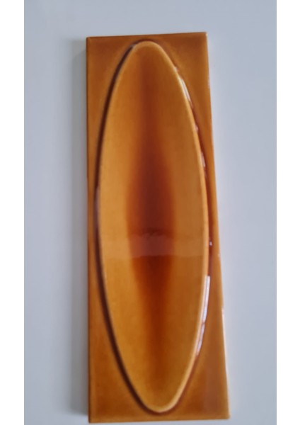 7x21 Cm Elips Karamel Çini Seramik fiyatları