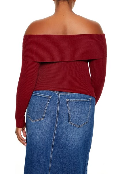 Plus Size Madonna Yaka Kazak modelleri