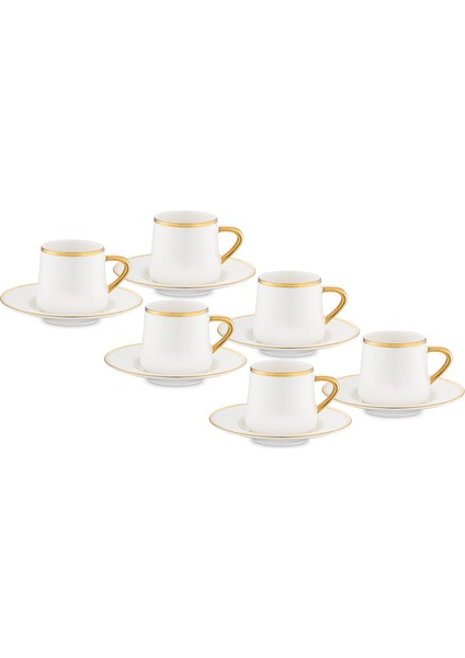 Valetta Gold 12 Parça 6 Kişilik Fincan Takımı