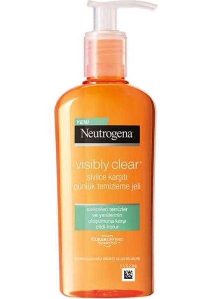 Visibly Clear Sivilce Eğilimli Karşıtı Günlük Temizleme Jeli 200ML