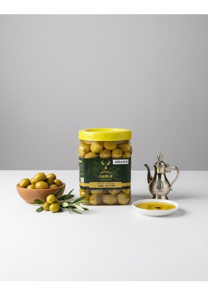 Yeşil Izgara Zeytin Doğal ve Organik