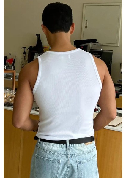 Wove 2 Li Paket Slim Fit Esnek Likralı Fitilli Nefes Alabilen Kolsuz Sporcu Atlet fırsatları