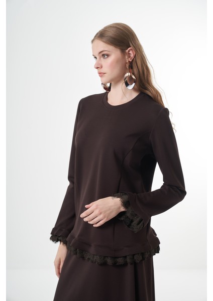 Güpür Detaylı Etek Takım modelleri